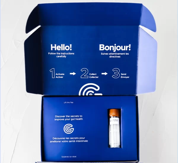 Gutcheck’s at-home gut microbiome test kit